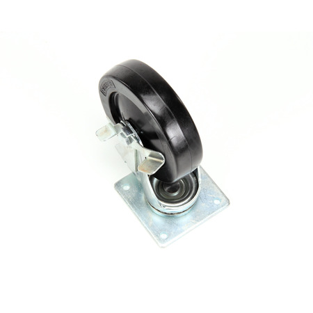 BKI Caster, W/5 Top Plate, With Brake C0406